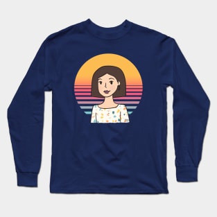 Sunset Girl Long Sleeve T-Shirt